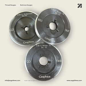Buttress <b>Thread</b> Plug <b>Gauge</b> Buttress <b>Thread</b> Ring <b>Gauge</b> GO/NOGO Diameter Range: 10 mm to 300+ mm TPI: 20 TPI to 2 TPI - Product Image 6