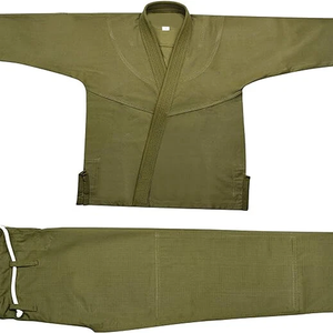 Uniforme de Karate, Traje de Entrenamiento de Judo, Poliéster/Algodón 280g, Duradero, Ligero, Elástico, Transpirable, Logotipo Frontal Personalizado, Fabricante - Product Image 3