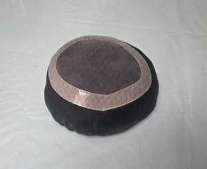 Black <b>Round</b> <b>Cushion</b> With Brown Trim Textured Surface Decorative Pillow - Product Image 6