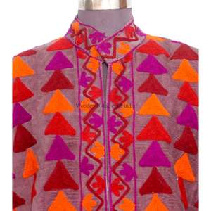 Chaqueta Bordada con Nuevo Patrón de Alta Calidad, Estilo Boho Hippie Indio para Mujer, Chaqueta para Fiesta - Product Image 2