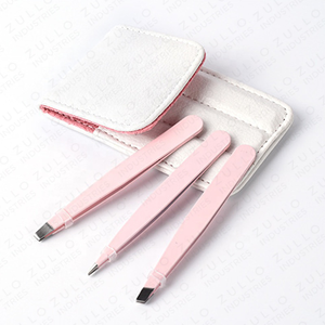 High Quality Colorful Stainless Steel Eyebrow Tweezers Set <b>Pointed</b> Tip Custom Logo Professional Beauty <b>Tool</b> OEM - Product Image 5