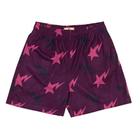 Pantalones Cortos Casuales de Malla Sólida para Hombre, Personalizados, de 5-9 Pulgadas de Entrepierna, Transpirables, Ecológicos, de Secado Rápido, de Cintura Media, para Baloncesto, Playa y Actividades Deportivas