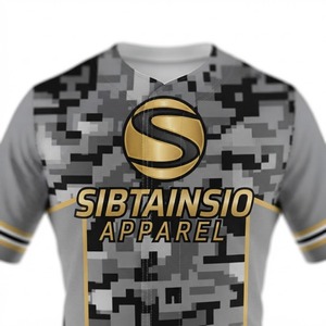 Tenues de baseball et de softball entièrement imprimées, 100 % polyester, ensemble de vêtements de sport, nom et numéro personnalisés, respirantes - Product Image 4
