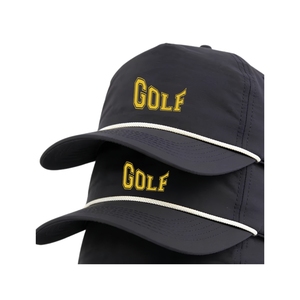 Customized Logo Performance Golf Hat 5-Panel Breathable Sports <b>Cap</b> With Rope Detail Adjustable Closure Multi Color Fast Delivery - Product Image 5