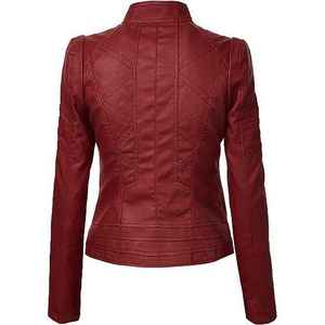 Genuine <b>Leather</b> <b>Jacket</b> Women 2026 New Fashion <b>Long</b> Sleeve Autumn <b>Leather</b> <b>Jackets</b> for Ladies Winter <b>Leather</b> <b>Jacket</b> - Product Image 4
