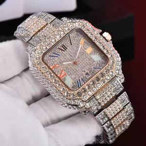 Elegante Reloj de Cuarzo con Moissanita Black Ice para Hombre, con Diseño Audaz y Correa Resistente, Diseño Minimalista y Acabado Impecable - Product Image 6