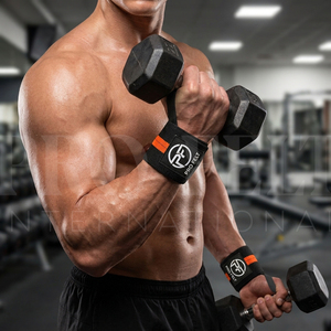 Attelles de poignet respirantes et confortables pour la musculation, l'haltérophilie, la force athlétique et l'entraînement en salle de sport – Soutien professionnel pour les levées de poids lourdes - Product Image 3