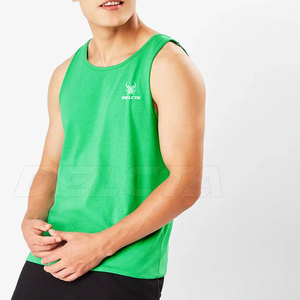 Premium Quality Training Wear Men Tank Top Lightweight Solid Color Men Tank Top Sleeveless Men Tank Top - Product Image 4