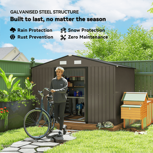 Abri de jardin extérieur pratique pour vos outils et essentiels de plein air - Product Image 1