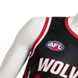 เสื้อทีม AFL แบบกำหนดเอง พร้อมโลโก้ ชื่อทีม และหมายเลข ระบายอากาศได้ดี สำหรับทุกเพศ พิมพ์ลายแบบ Sublimation เต็มตัว รับผลิตแบบ OEM ODM จากโรงงานโดยตรง 100% - Product Image 3