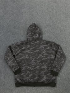 Sweat-shirt en molleton à capuche zippé pour homme, coupe classique, décontracté, respirant, séchage rapide, 100% coton tricoté, hiver - Product Image 2