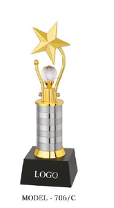 •High-grade star <b>trophy</b> with polished finish. - Product Image 4