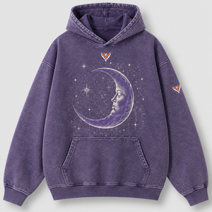 Sudadera con Capucha Extra Grande de Algodón Grueso con Estampado de Rayos Púrpura Personalizado, Ropa Urbana, Fabricante y Proveedor Mayorista de Alta Calidad - Product Image 1