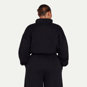 เสื้อสเวตเชิ้ตแบบซิปครึ่งตัวสำหรับฤดูหนาว ยูนิเซ็กซ์ แขนยาว คอสูง มีฮู้ด ผ้าฟลีซคอตตอน 100% แห้งเร็วแบบดิจิตอล - Product Image 6