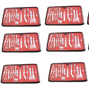 Lote de 12 kits de 18 piezas, set de instrumentos quirúrgicos para cirugía menor, kit de instrumentos quirúrgicos DS 1876, herramientas médicas, set quirúrgico reutilizable. - Product Image 3