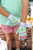 Guantes de Bateo de Béisbol de Cuero Premium, Profesionales, para Mano Derecha/Izquierda, con Logotipo Personalizado, Alta Calidad, Duraderos, Transpirables, Suaves al Tacto, con Gancho
