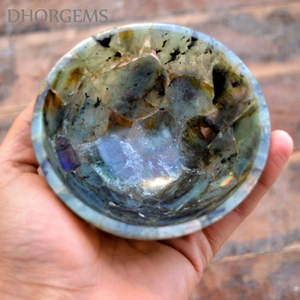 Cuenco de Piedra de Labradorita Natural Hecho a Mano, Pulido, para Sanación, Ideal para Regalo, Venta al por Mayor por Fabricante - Product Image 4