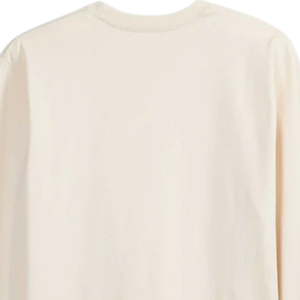 เสื้อยืดแขนยาวเนื้อหนา สีธรรมชาติ ผ้าฝ้ายพรีเมียม เสื้อยืดลำลอง สวมใส่สบาย ระบายอากาศได้ดี เสื้อเปล่าสำหรับงานสั่งทำ - Product Image 3