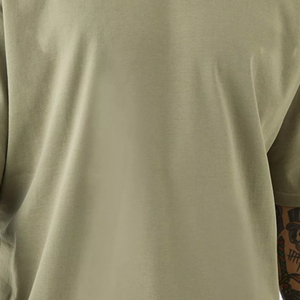 Top Selling Men's Boxy T-Shirts Custom Logo Front High Quality 100% Cotton Loose Fit O-Neck <b>Short</b> <b>Sleeve</b> Anti-Wrinkle 180g - Product Image 2