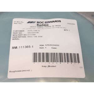 Tokyo Electron TEL D131068 Ring, Tab, BSM, 174456 - Equipo y piezas de semiconductores de confianza con legado global en el mercado - Product Image 3