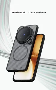 Factory Anti-peeping Protective Shockproof TPU PC Metal Phone Case Black Lens Retail <strong>Packaging</strong> Compatible for <strong>Vivo</strong> X300 Pro - Product Image 3