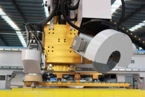 Atc Nesting Cnc Router Machine avec Scie 9kw Spindle <span class=keywords><strong>Liner</strong></span> Nesting 1330 Auto Tools Changing Wood Router Machine JINAN M-SHINE - Product Image 4