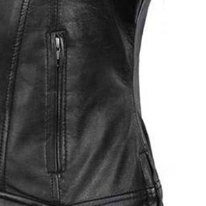 Custom Made Women Plus Size Waterproof Breathable Motorbike Leather Biker Jacket with Custom Color Motorbike Jacket - Product Image 4