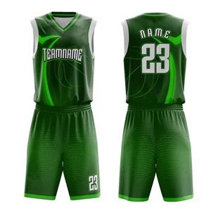 Ensemble de maillots de basket-ball sublimés personnalisés OEM, uniforme d'entraînement professionnel pour équipe, uniforme de basket-ball directement de l'usine - Product Image 3