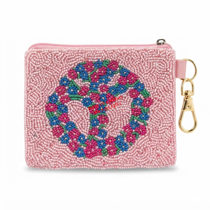 Coastal Red Crab Beaded Coin Purse Handmade Zip <b>Pouch</b> for Marine Theme Gifts Boutique Wholesale Factory Supplier - Product Image 4