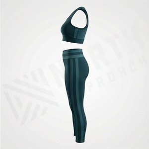 Latest Style <b>Low</b> MOQ Factory Direct Premium High Demanded Female Yoga Set Gym Fitness Activewear Sports Apparel Suit - Product Image 3