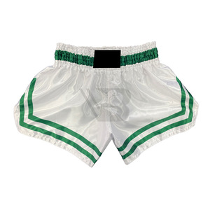 Shorts de Muay Thai Personalizados con Sublimación, Diseño Floral de Lobo en la Parte Delantera, 100% Satén, Cintura Alta con Cordón Ajustable, Transpirables, Profesionales para MMA - Product Image 6