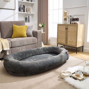 Extra Large <b>Memory</b> <b>Foam</b> Dog Bed for Adults Fluffy Plush Pet Bed for People Human Size for Giants and Stora - Product Image 5