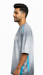 เสื้อยืดโอเวอร์ไซส์พิมพ์ลายแบบซับลิเมชั่นสำหรับผู้ชาย สไตล์สตรีทแวร์ลำลองทันสมัย - Product Image 3