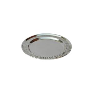 Quality Aluminium Metal Design Serving Plate With Shiny Silver Plated Finishing Design and Pineapple Shaped Handle - Product Image 4