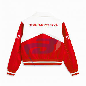 Delta |   Sigma |   Chaqueta de Carreras Theta DST Sorority con Cierre de Cremallera, Chaqueta de Carreras Personalizada con Patrón de Llamas de Algodón de Alta Calidad - Product Image 3