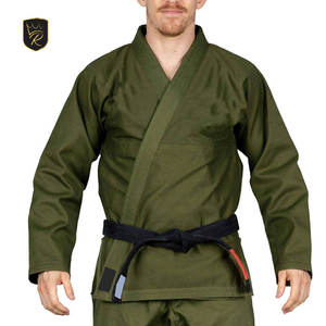 Kimono de BJJ pour adultes, uniforme d'arts martiaux, respirant, séchage rapide, coton polyester, logo personnalisé OEM - Product Image 1