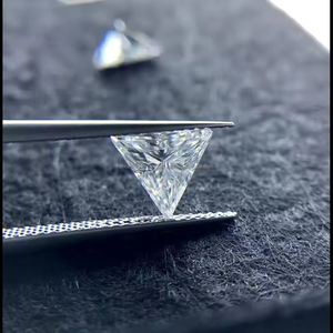 ลดกระหน่ำ0.6ct/pc เพชรสำหรับปลูกในห้องปฏิบัติการที่มีการรับรอง Def VVS สามเหลี่ยมที่ได้รับการรับรองขายส่งสำหรับการทำเครื่องประดับห้องปฏิบัติการที่สร้างขึ้นได้รับการรับรอง - Product Image 1