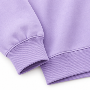 เสื้อสเวตเชิ้ตคอกลมสีลาเวนเดอร์สำหรับผู้ชาย ผ้าฟลีซ ทรงปกติ แขนยาว สีพื้น สวมใส่สบาย - Product Image 4