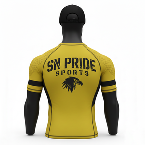 Nouveau Rashguard MMA Unisexe Personnalisé avec Logo, Qualité Premium, Manches Longues, Design Imprimé Personnalisé, Respirant, Séchage Rapide, Sublimation - Product Image 2