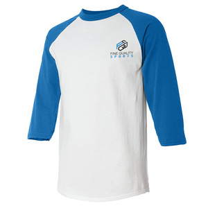 Camisetas Deportivas de Manga Raglán para Hombre, Logotipo Personalizado, Algodón Premium Transpirable, Ropa Deportiva Informal para Gimnasio, Estilo Béisbol - Product Image 3