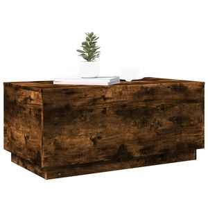 Tavolino da caffè in legno ingegnerizzato con finitura in rovere fumé 35,4x19,7x15,7 pollici - Product Image 6