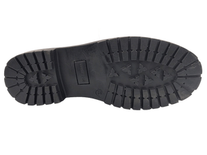 Mocasines de Cuero Negro para Hombre, Punta Redonda, Sin Cordones, para Oficina, Color Sólido, Suela de Goma, Entresuela de EVA Acolchada - Product Image 2