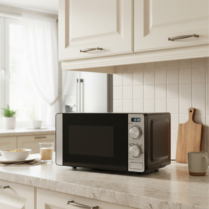 Horno <span class=keywords><strong>Microondas</strong></span> Compacto de Encimera de 20L y 700W, <span class=keywords><strong>Microondas</strong></span> <span class=keywords><strong>Pequeño</strong></span> para Cocina con Plato Giratorio de Vidrio y LED - Product Image 3