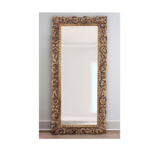 Cadre de miroir en bois décoratif, accent de style de vie conçu pour encourager l'agencement réfléchit et l'excellence décorative - Product Image 1