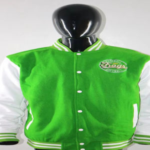 Chaqueta Varsity Personalizada para Hombre, Cuello Alto, Invierno, Transpirable, Alta Calidad, Servicio OEM, Envío DDP - Product Image 1
