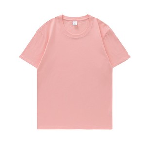 เสื้อยืดคอกลมผ้าฝ้ายยูนิเซ็กซ์ 200 กรัม จากโรงงานบังกลาเทศจีน ทรงหลวม สีพื้น แขนสั้น สไตล์ลำลอง ขายส่ง - Product Image 3