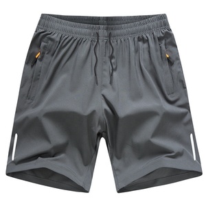 Pantalones Cortos Deportivos para Hombre, de Poliéster, Color Sólido, Cintura Media, Cordón Elástico, Bolsillos Casuales, Secado Rápido, Transpirables - Product Image 4