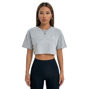 Breathable Solid Summer Women's T-Shirt Custom Logo Screen Printing women's shirt Short Sleeve O Neck Fashion for Home Wear ODM - Product Image 1