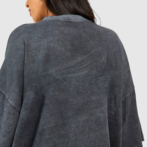 T-shirt décontracté et élégant pour femme, léger et doux, 100 % coton toile respirant, manches courtes, tenue d'été - Product Image 4