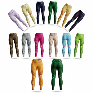 Leggings de sport tendance OEM ODM, leggings de fitness sans couture, pantalons de course, pantalons de musculation, leggings stretch, leggings slim fit - Product Image 1